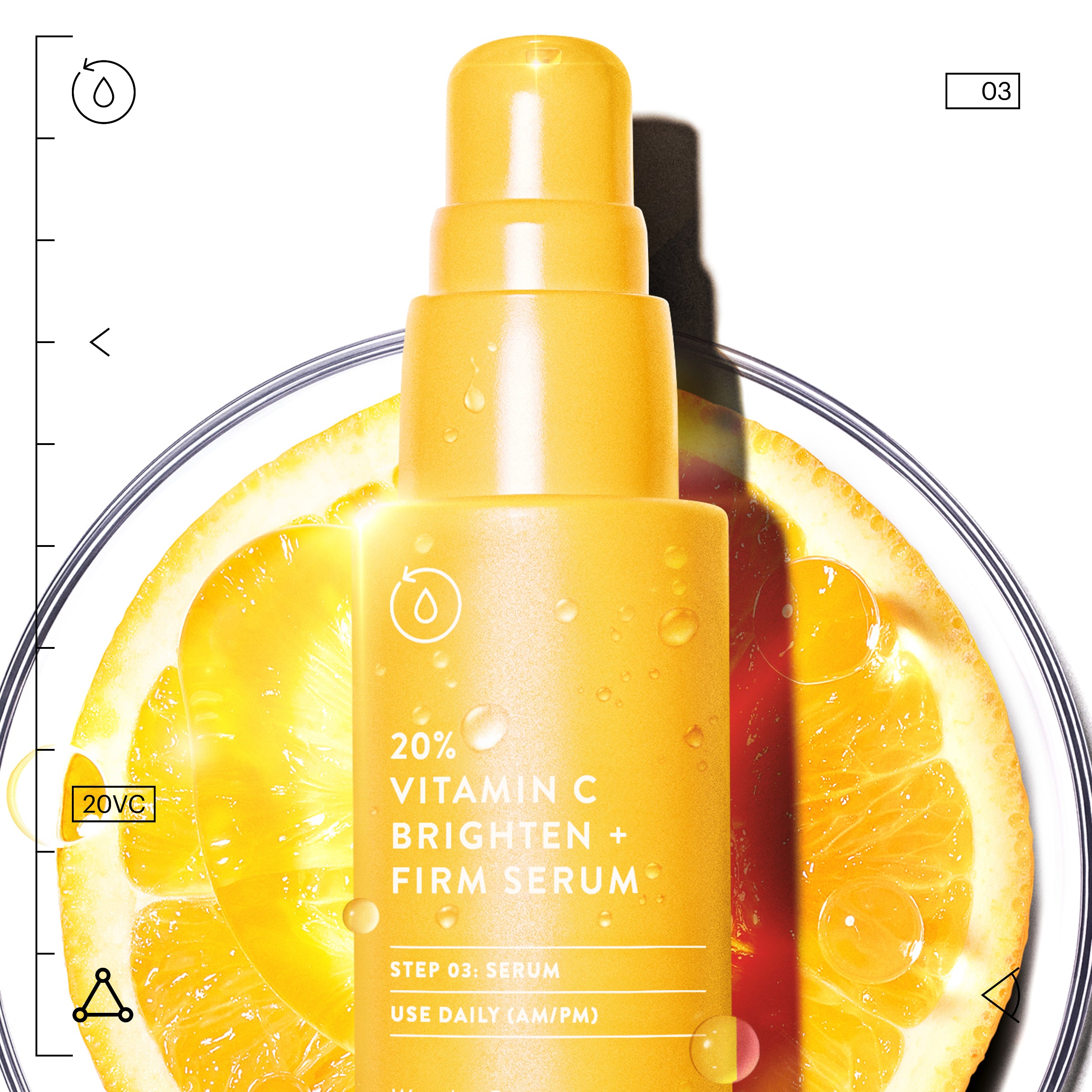 Allies of Skin 20% Vitamin C Brighten + Firm Serum (1 oz)