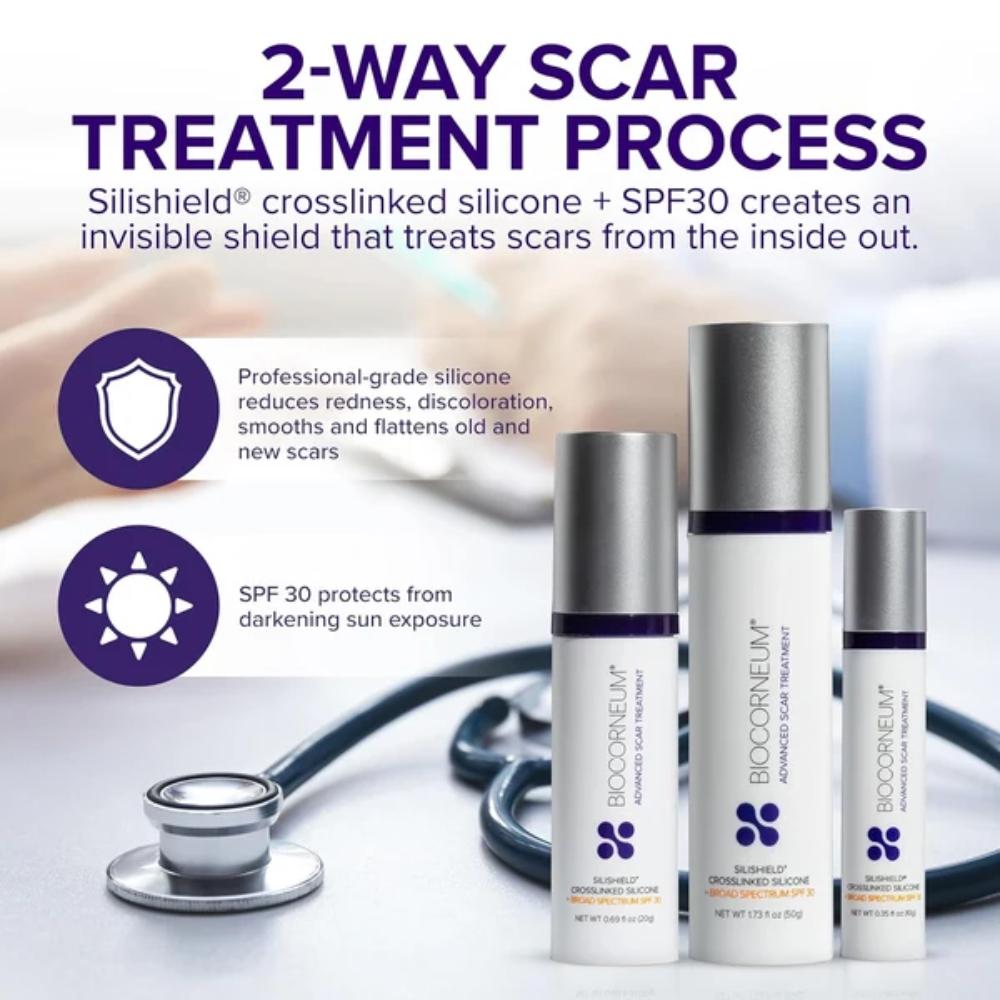 Biocorneum Advanced Scar Treatment SiliShield + Broad Spectrum SPF 30 (0.69 oz)