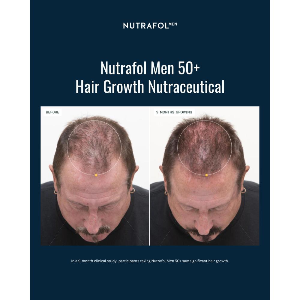 Nutrafol Men's For Men 50+ Hair Growth Pack.