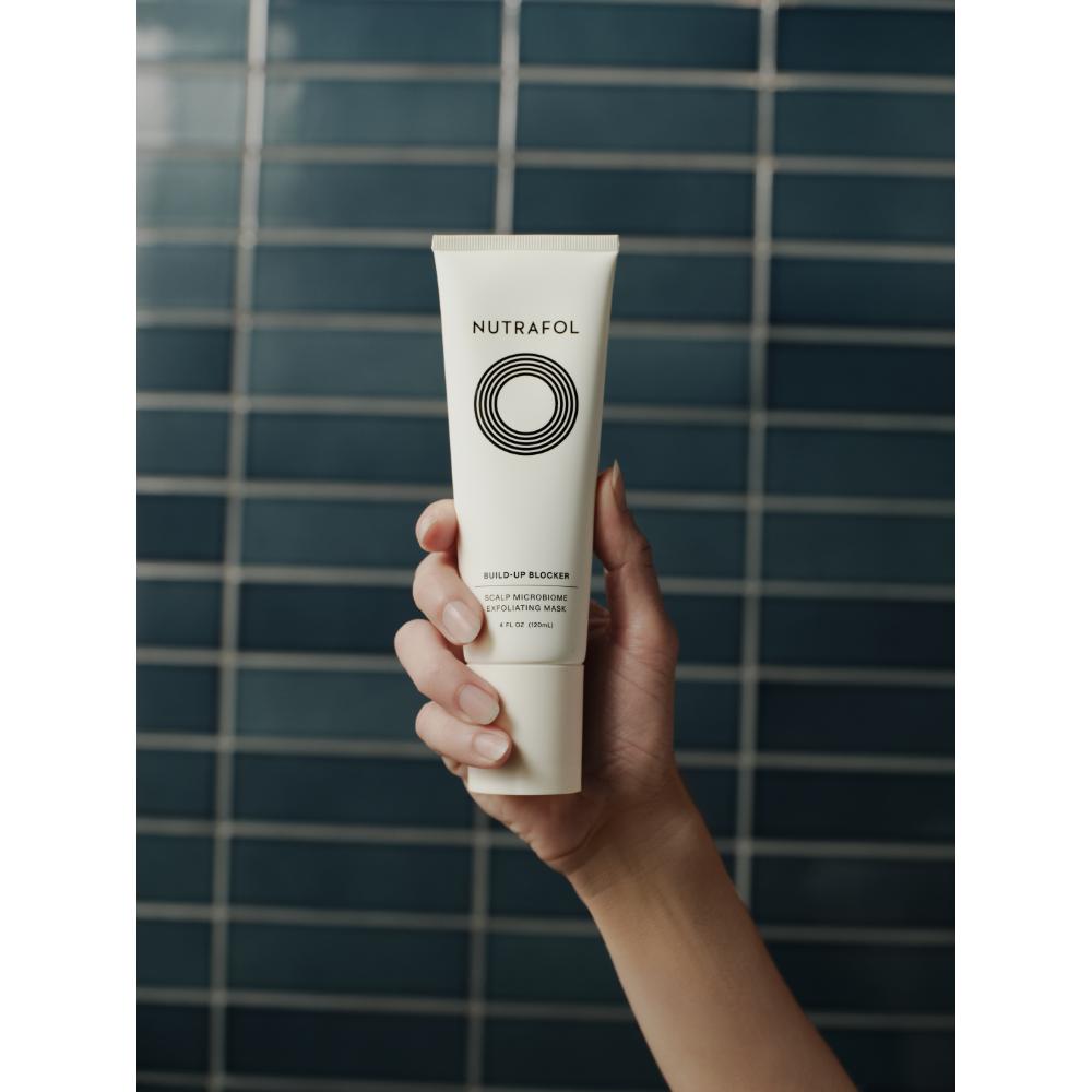 Nutrafol Build-Up Blocker Scalp Microbiome Exfoliating Mask (4 oz).