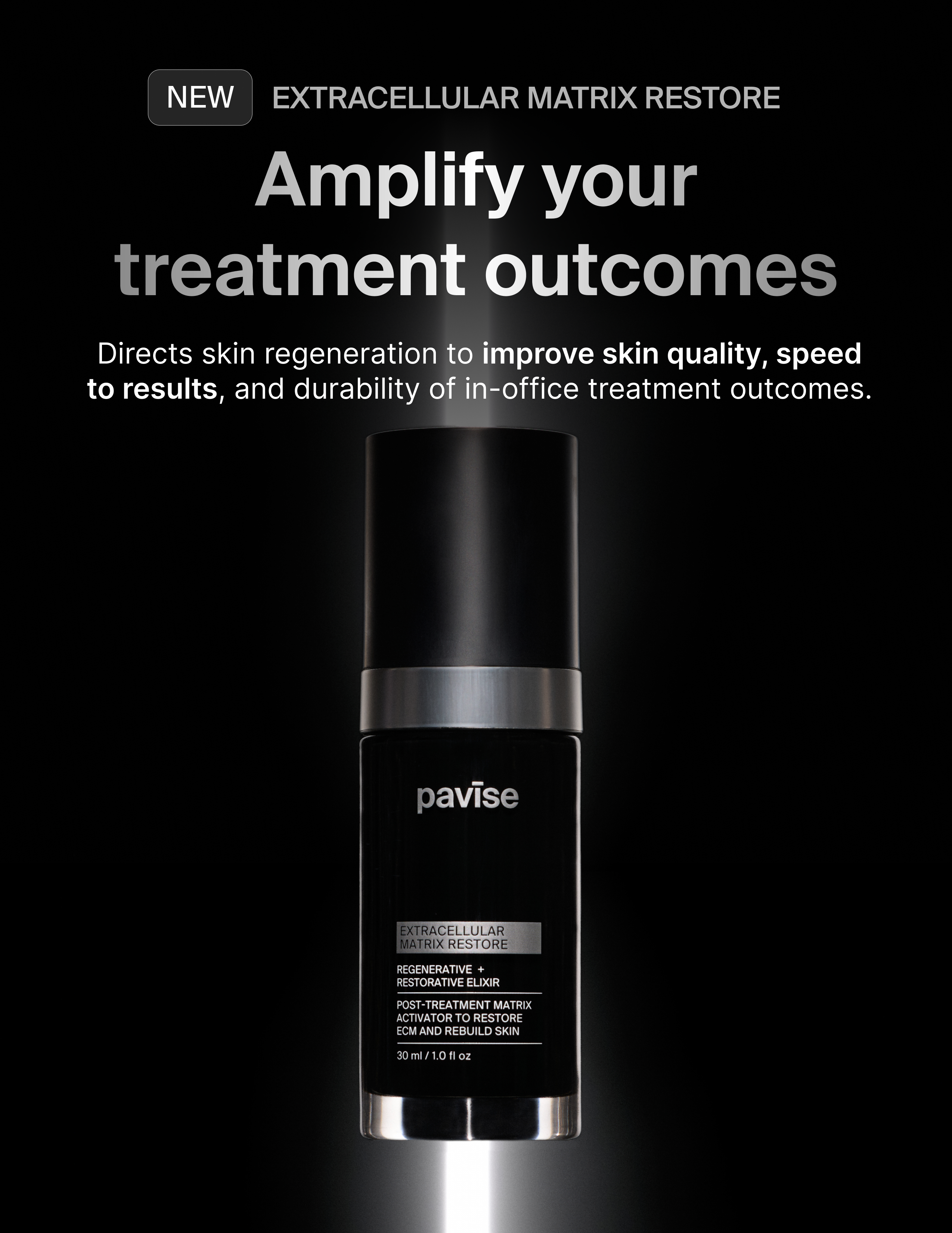 Pavise Extracellular Matrix Restore Regenerative + Restorative Elixir (1 oz)