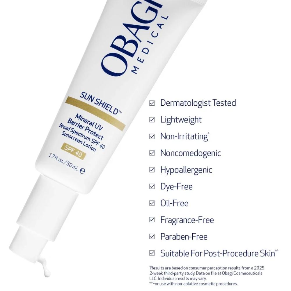 Obagi Sun Shield Mineral UV Barrier Protect Broad Spectrum SPF 40 (1.7 oz).