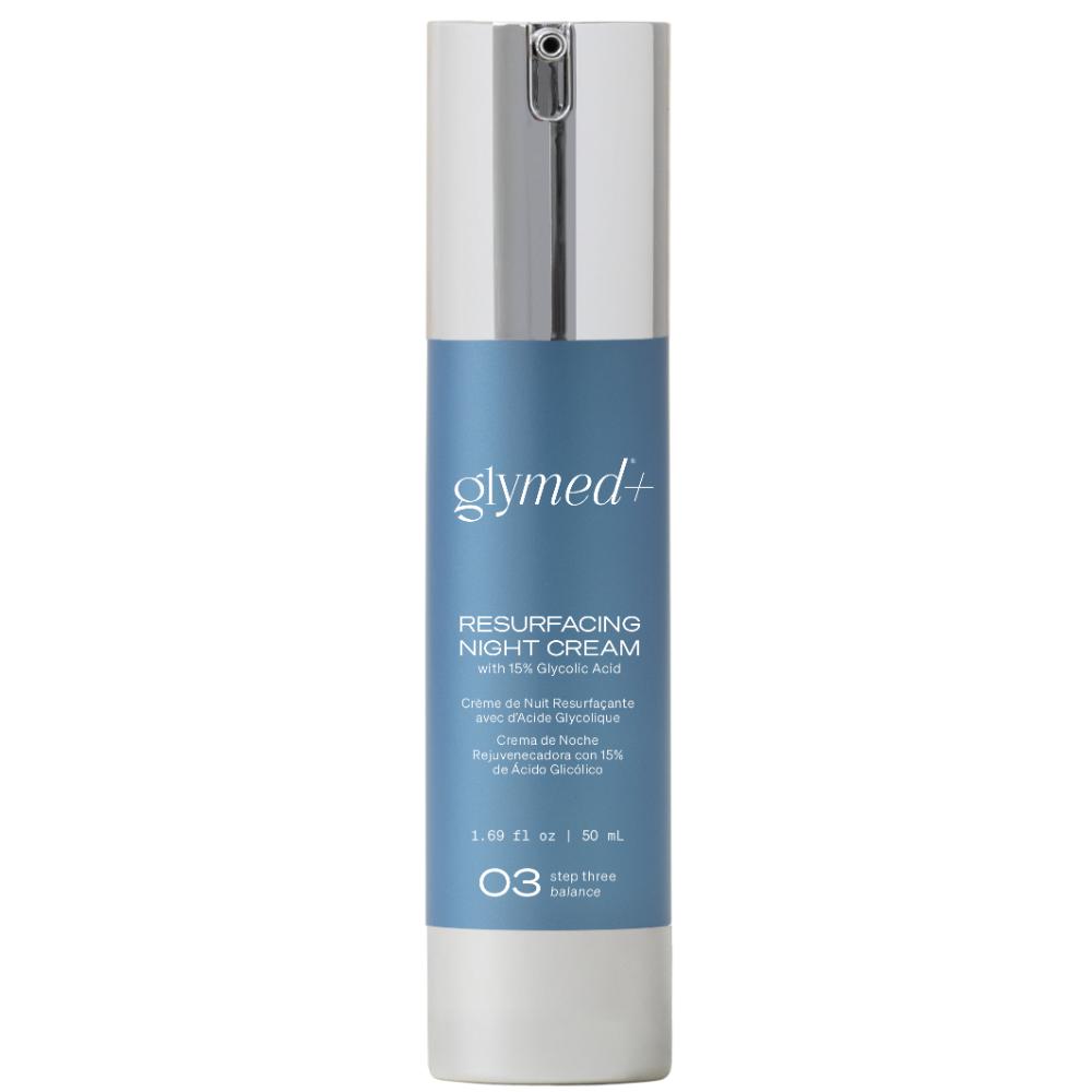GlyMed Plus Resurfacing Night Cream with 15% Glycolic Acid (1.69 oz).