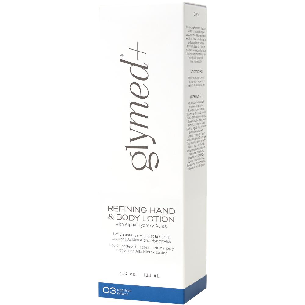 GlyMed Plus Refining Hand & Body Lotion with Alpha Hydroxy Acids (4 oz).