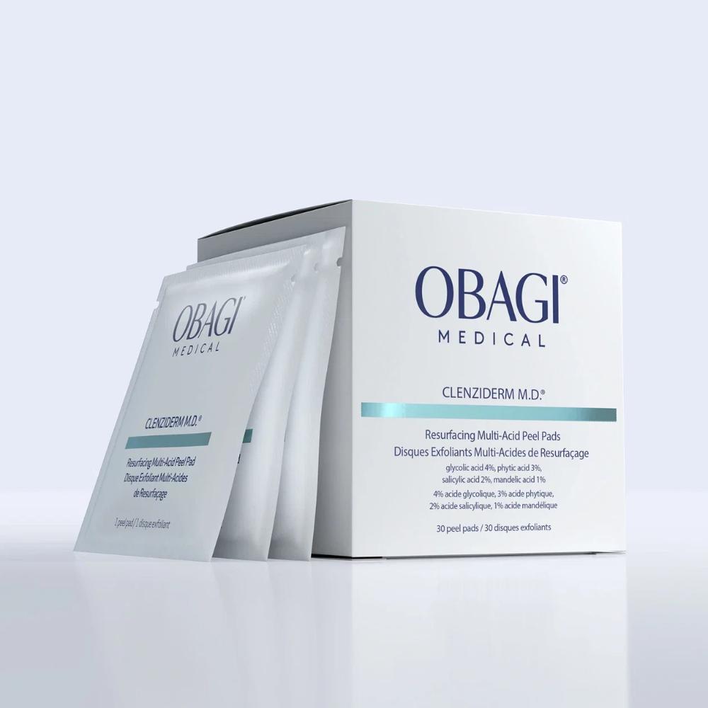 Obagi CLENZIDERM M.D. Resurfacing Multi-Acid Peel Pads (30 Count)