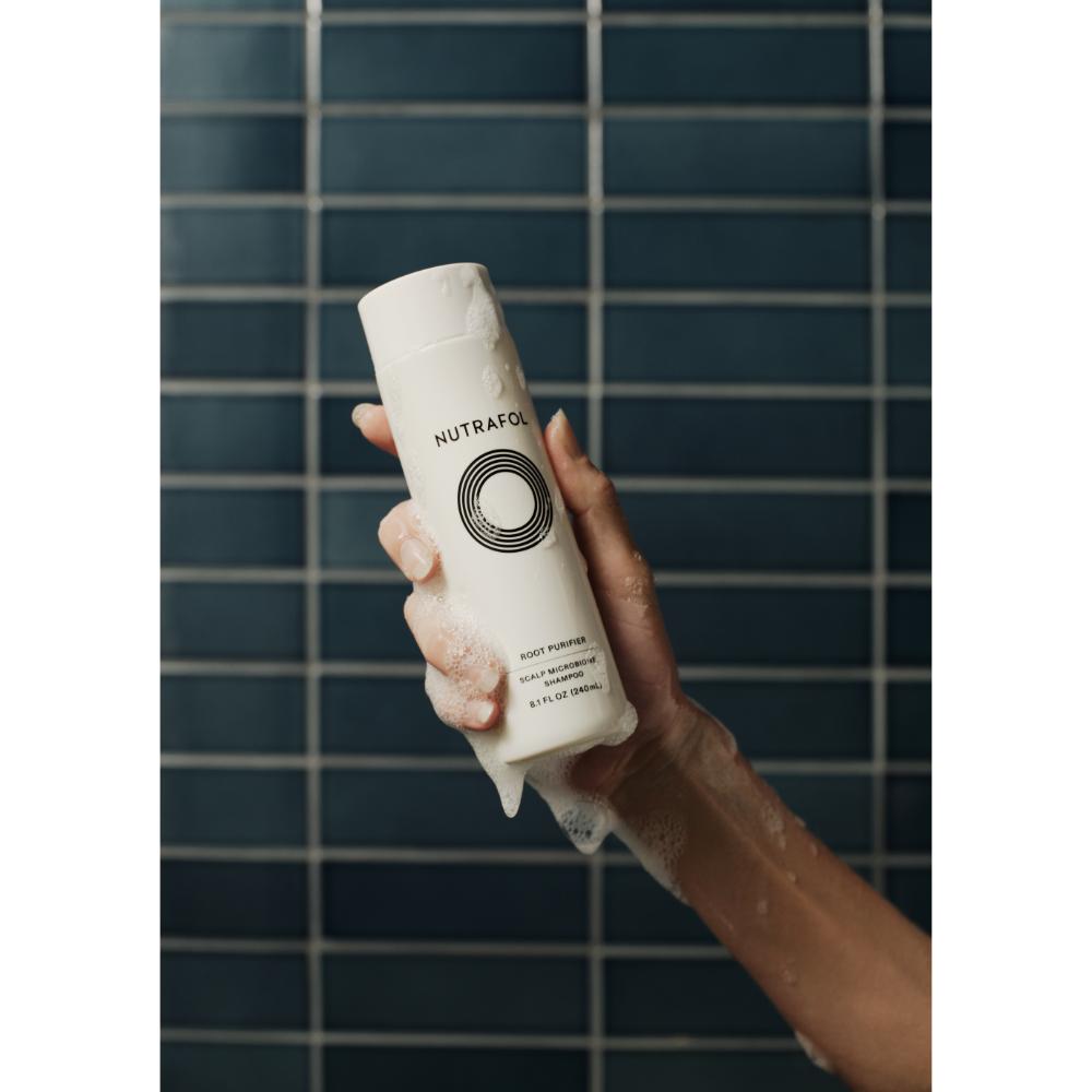 Nutrafol Root Purifier Scalp Microbiome Shampoo (8.1 oz).