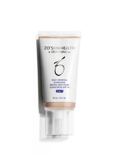 ZO Skin Health Daily Mineral Sunshade Broad Spectrum SPF 45 Tint Light-Medium (1.5 oz).
