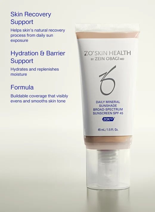 ZO Skin Health Daily Mineral Sunshade Broad Spectrum SPF 45 Tint Fair (1.5 oz)