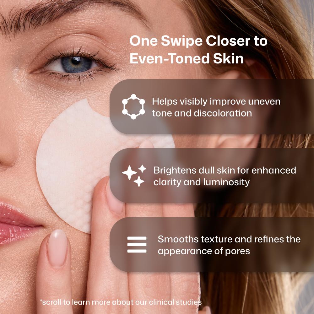 Revision Skincare Tone+ Correcting Pads (30 Pads).