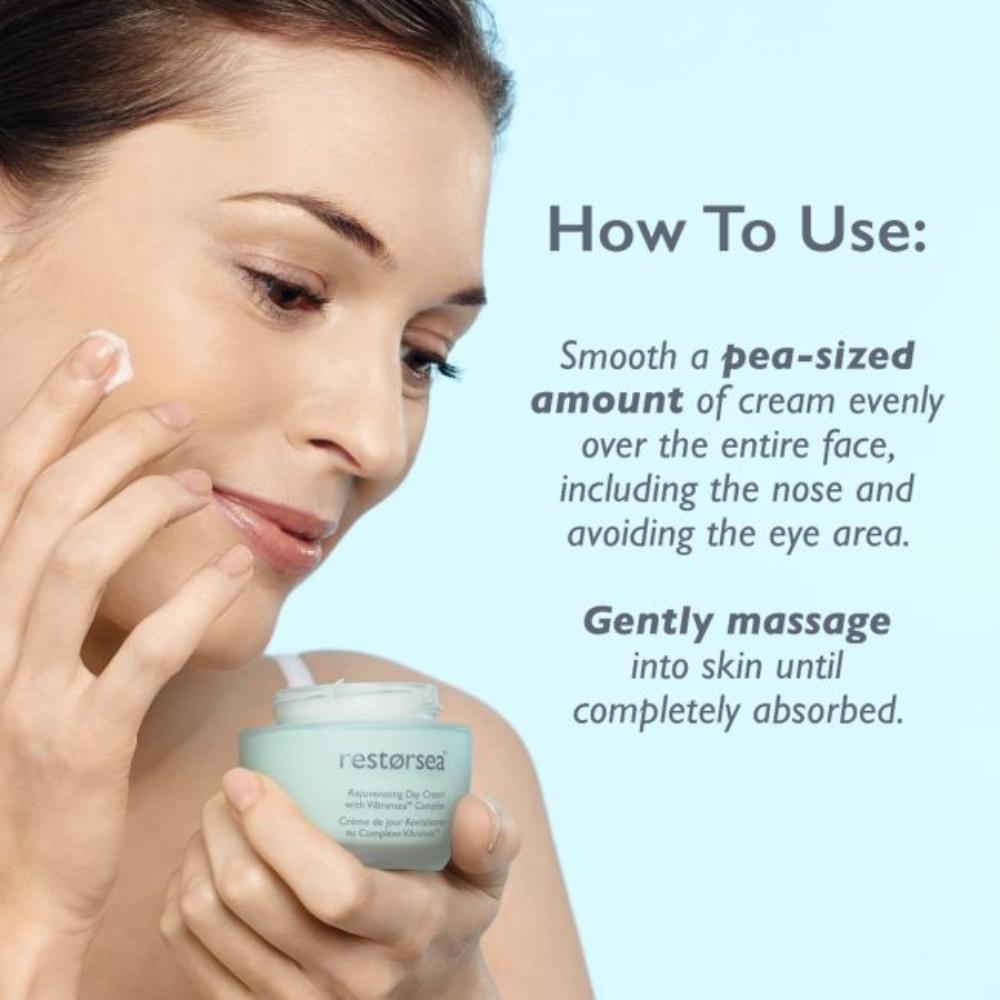 Restorsea Rejuvenating Day Cream with Vibransea Complex (1.7 oz).