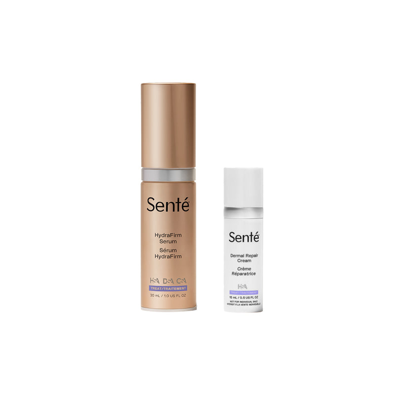 Senté HydraFirm Serum (1 oz) & Dermal Repair Cream (0.5 oz) Duo.