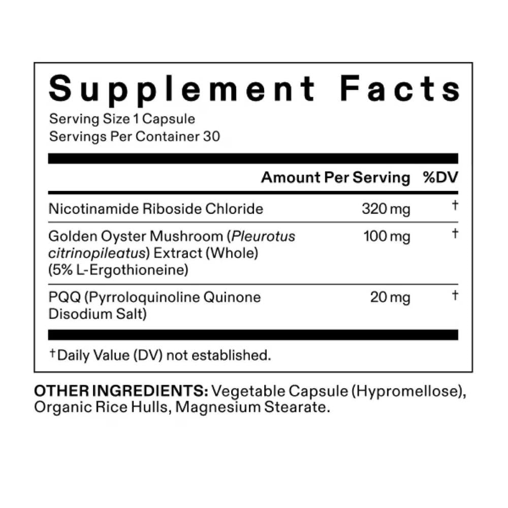 Nutrafol +Longevity Cellular Metabolism Nutraceutical (30 Capsules)