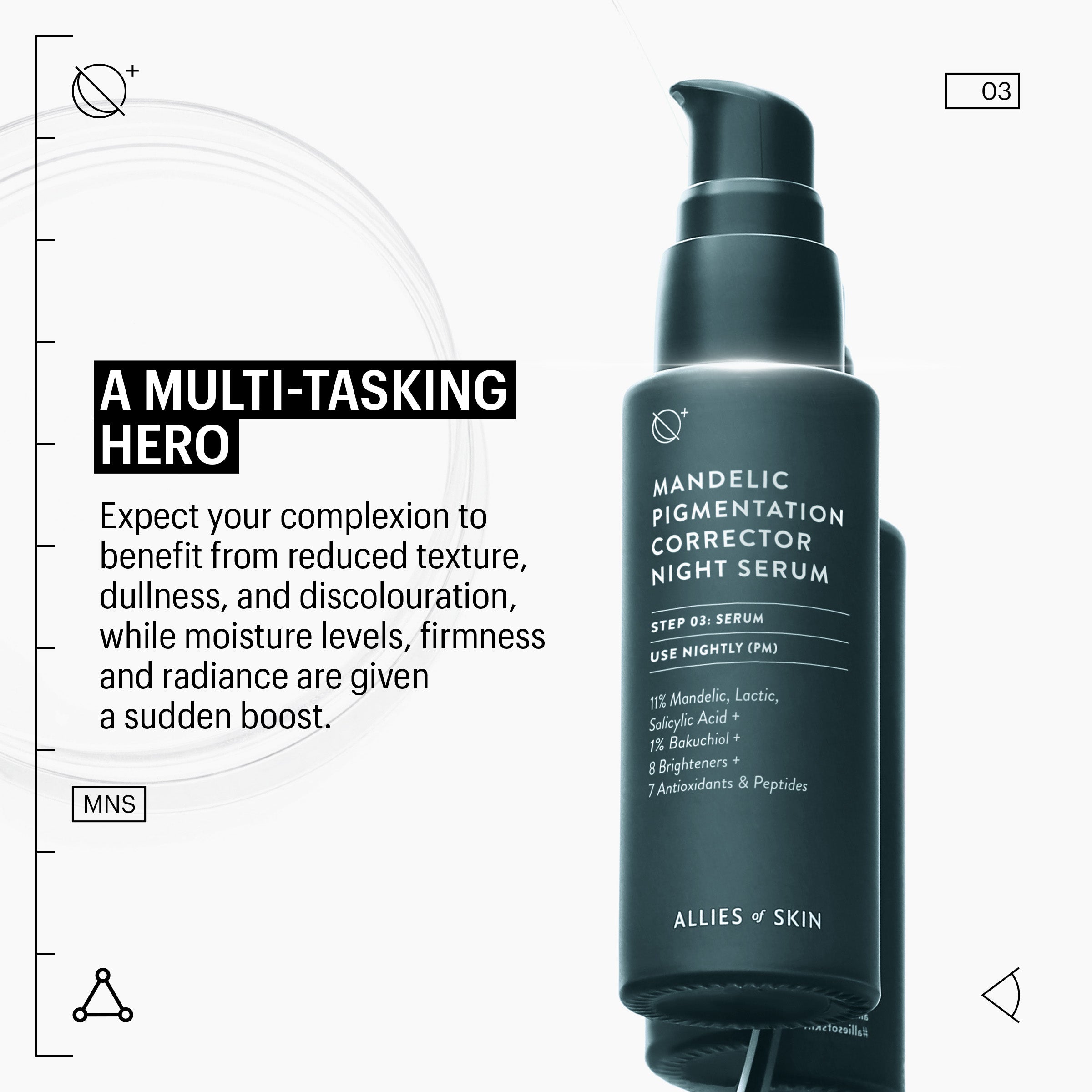 Allies of Skin Mandelic Pigmentation Corrector Night Serum (1 oz)