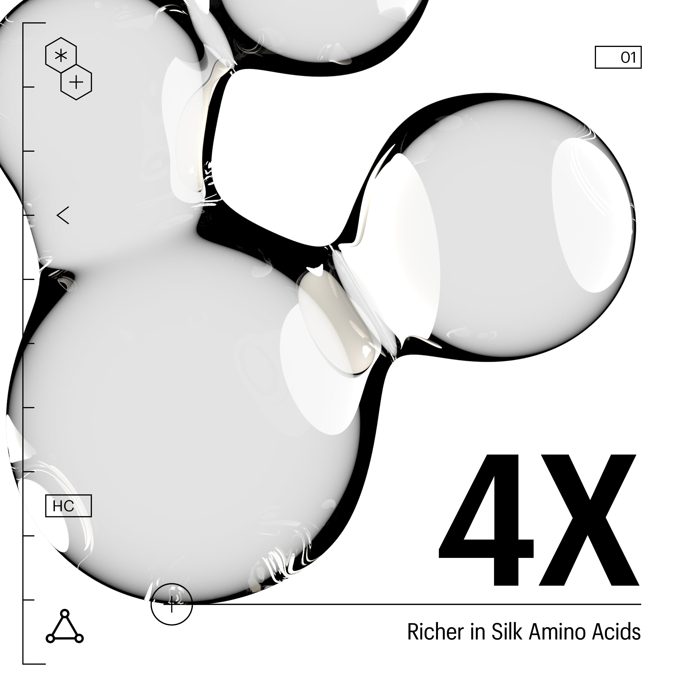 Allies of Skin Molecular Silk Amino Hydrating Cleanser (3.4 oz)