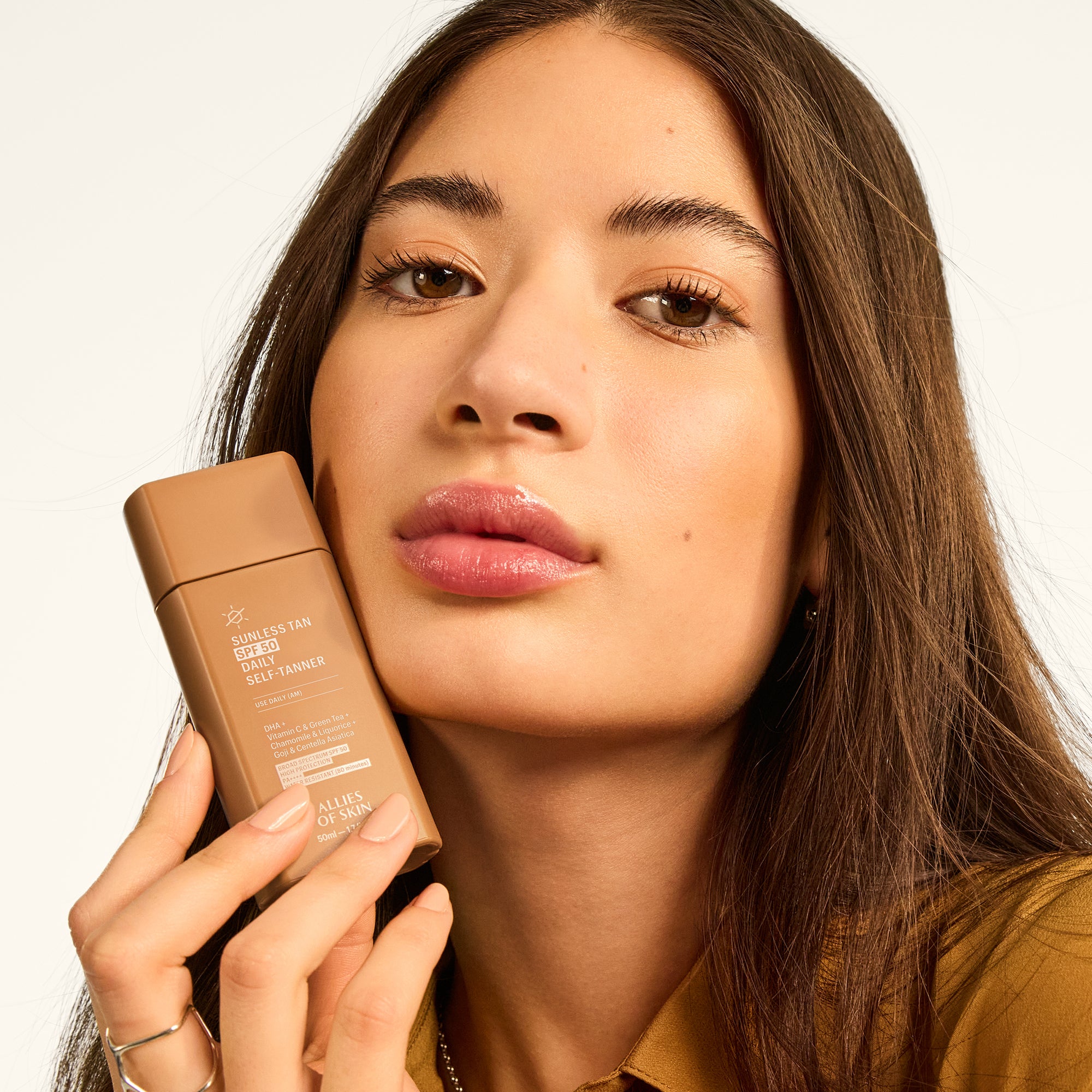 Allies of Skin Sunless Tan SPF50 Daily Self Tanner (1.7 oz).