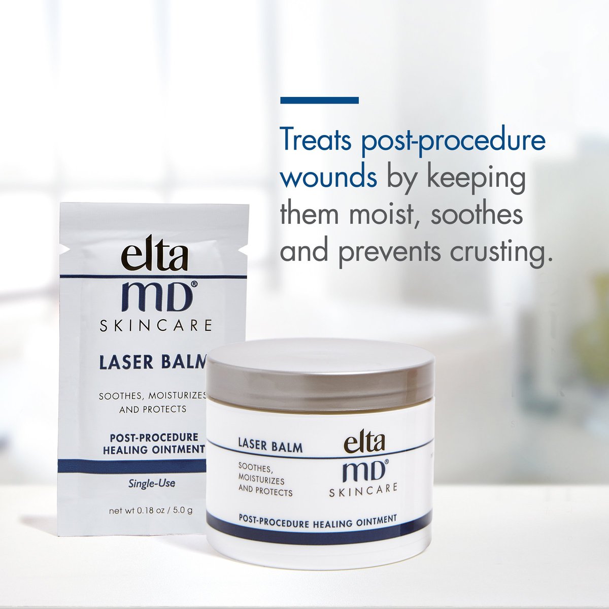 EltaMD Laser Balm Post-Procedure Healing Ointment (0.18 oz)